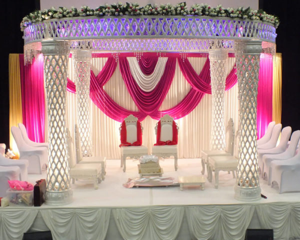 Indian Wedding Crystal Mandap