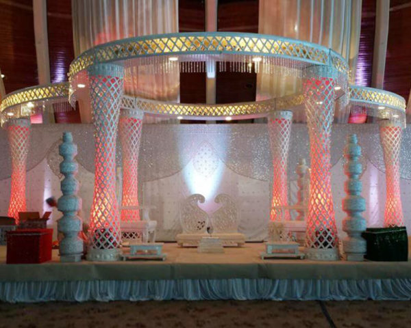 Palazzo Mandap with Crystals