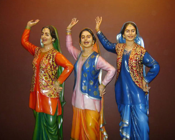 Punjabi Culture Girls Dancing